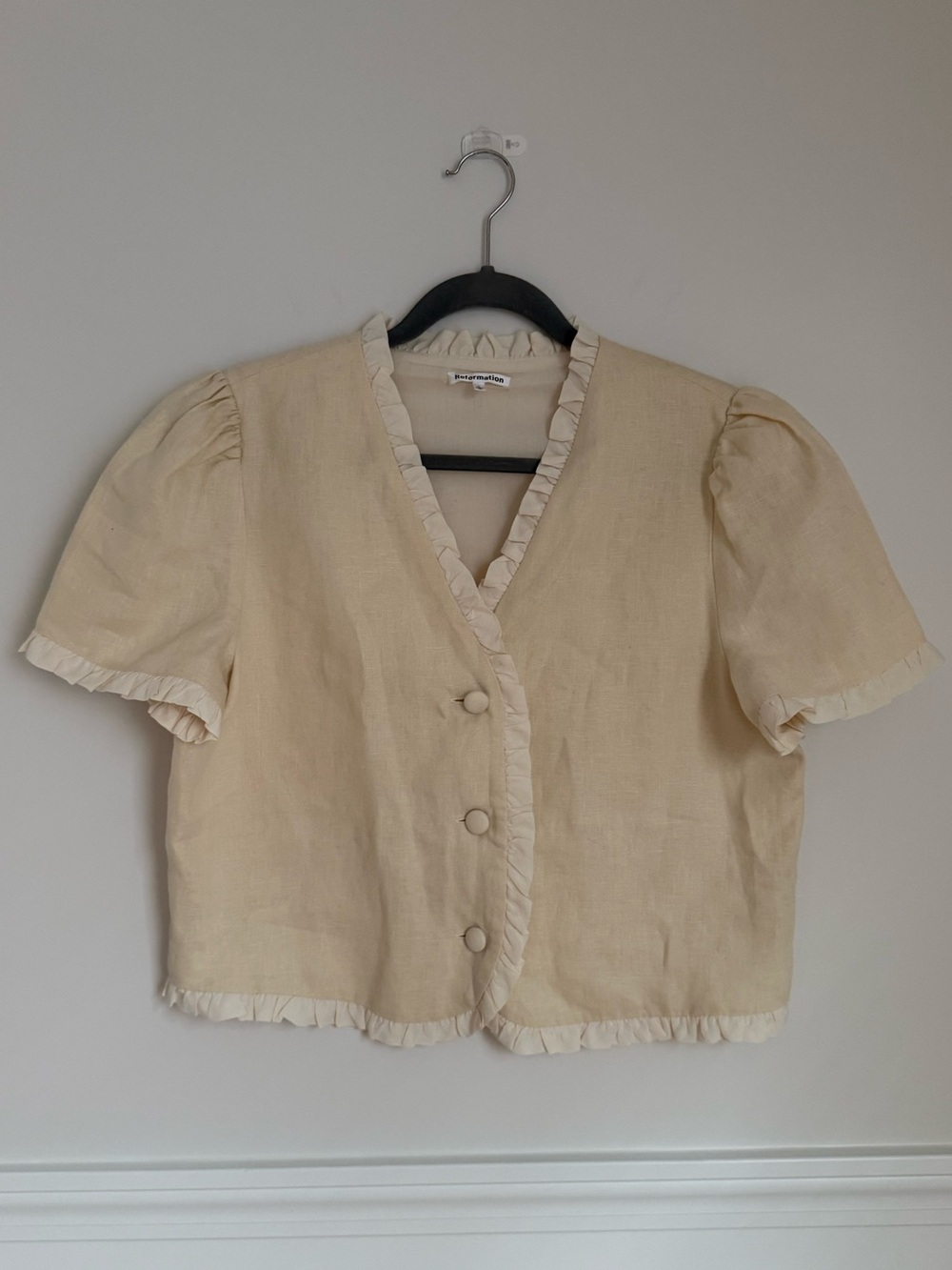 Reformation Bess Linen Top - Picture 2 of 10